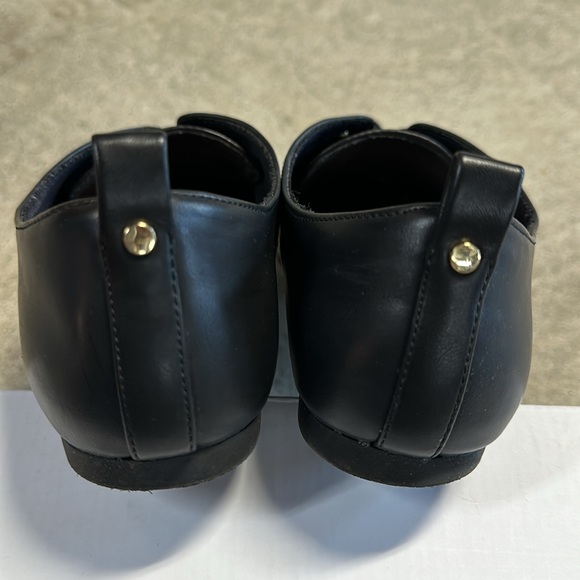 ALDO Olaya Shoes Loafers Black Leather Size 7.5 PreOwned - Picture 5 of 7